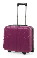 SUITLINE - Pilotní kufr na kolečkách na notebook na 2 kolečkách, kufr Bordcase Aircraft Underseater Pilot Case Business Trolley Hardcase Carry-On Hand Luggage ABS, TSA, 38 cm,Magenta