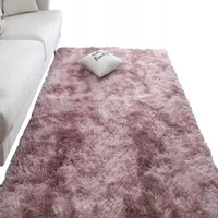 Teppich Hochflor Shaggy, Rosa schattiert, Flauschig, Weich, Größen 220x160cm