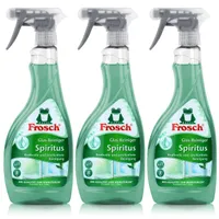 3x Frosch Spiritus Glas-Reiniger Sprühflasche 500 ml