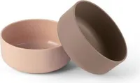 Dantoy Schalen-Set Beige/Mocca, 2 Stück.