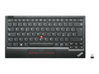 Lenovo ThinkPad TrackPoint Keyboard II, Mini, Kabellos, RF Wireless + Bluetooth, QWERTY, Schwarz