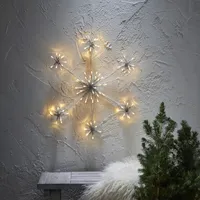 LED Tannenbaum - Wanddeko - zum Aufhängen - 200 bernsteinfarbene