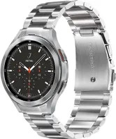 Strap-it Titan-Uhrenarmband – speziell für Samsung Galaxy Watch 7 (40 & 44 mm) / Watch 6 (Classic) / Watch 5 (Pro) / Watch 4 (Classic) / FE – – Silber