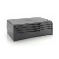 EXPONENT Printer/Monitor Stand,Drucker- oder Monitorständer,4 Schubladen,schwarz