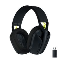 Logitech G435 Lightspeed Kabelloses Bluetooth-Gaming-Headset, Leichte Over-Ear-Kopfhörer - Schwarz & Sabrent USB HUB - 4-Port -USB 3.0 Hub mit einzelnen Power Schalter und LEDs (HB-UM43)