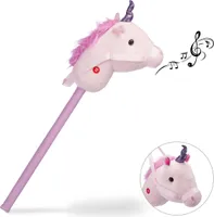 relaxdays Hobbyhorse Jednorožec ružový, fialový, 1 ks.