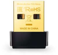 TP-LINK USB klient Archer T2U Nano 2.4GHz a 5GHz, 600Mbps, integrovaná anténa, 802.11ac, dual-band,