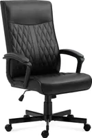 MARK ADLER Boss 3.2 | Ergonomischer Bürostuhl Drehsessel | Armlehne Höhenverstellbar Wippfunktion Drehbar | bis 130 kg belastbar |  | Schwarz