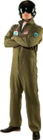 O7407-54-58 Herren Piloten-Flieger Kostüm Overall Gr.54-58