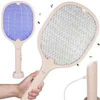 Vayox Elektryczna Packa na Owady IKV-960 | Światło UV | 2 Tryby | Beżowa