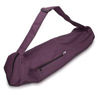 Navaris XXL Yogatasche für Yogamatte aus Baumwolle - Tasche für Yoga Matte mit Reißverschluss Tragegurt - Große Hülle Ø18x72x29cm - div. Farben
