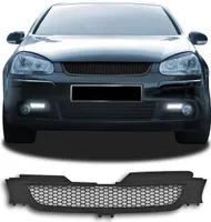 Kratka chłodnicy Sportowa kratka bez emblematu Czarny plaster miodu do VW Golf 5 V