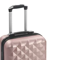 vidaXL Hard Shell Trolley Rose Gold ABS