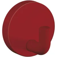 HEWI Mantelhaken Wandhaken ø 50 mm | Polyamid rubinrot matt | 1 Stück | 477.90B010