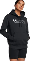 Under Armour Rival Fleece Wordmark Kapuzenpullover Schwarz XS Frau Schwarz XS