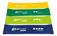 Hop-sport Sada 4 odporových gum 500x50mm | odpor 2 - 7kg