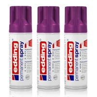 3x edding Permanent Spray beere 200 ml Premium Acryllack