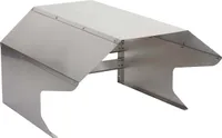 Mähroboter-Garage MCW-L43, Dach Unterstand für Rasenmäher, Metall 40x59x69cm  Edelstahl