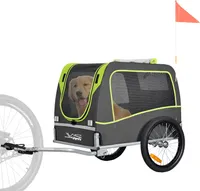 Happypet Fahrrad-Anhänger für Mittelgroße Hunde - Navy Blue