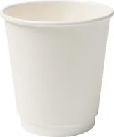 200ml Pappbecher Doppelwandig für Heißgetränke, 25 Stück, Weiß