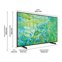 Samsung GU75CU8079U 190,5 cm (75') 4K Ultra HD Smart-TV WLAN Schwarz