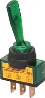 KFZ-Kippschalter 20 A, SPST-LED-beleuchtete 12V Ein-Aus, 2 Positionen, PKW-LKW, ASW-13D