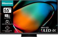 Hisense 55U8KQ Fernseher 139,7 cm (55') 4K Ultra HD WLAN Schwarz, Grau 500 cd/m²