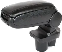 Mittelarmlehne Armlehne KLAPPBAR Leder Schwarz für Opel Corsa E ab 2014-