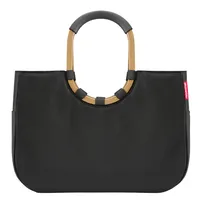 reisenthel loopshopper L in schwarz mit goldenem Rahmen