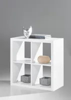 STYLE Raumteiler 2 x 2 - Weiss Nachbildung - BHT ca. 77 / 77 / 38 cm