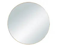 Wandspiegel, gold, rund, B 50 cm