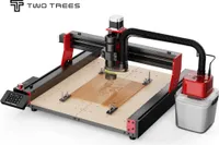 Twotrees TTC 450 Pro CNC-Fräsmaschine mit M1 Tischstaubsauger Kit – 80W Spindelmotor, Arbeitsbereich 460x460 mm, ideal für Holz und Acryl