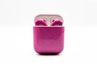 Apple AirPods 2. Generation - Original - mit Ladecase , Bluetooth ,  Custom Pink Glitter