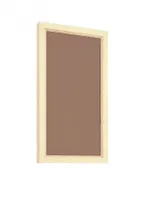 Okno do sauny 92x490x890mm bronze osika