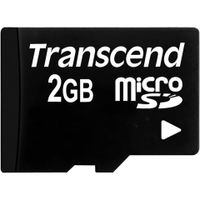 Transcend - Paměťová karta Flash - 2 GB - microSD