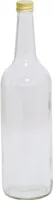 Axentia Glasflasche m. Schraubverschluss 1000 ml