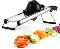 Professioneller Gemüseschneider, Gemüseschneider aus Edelstahl, Kartoffelreibe, Kartoffelhobel, Kartoffelsalatschneider, Küchenhelfer