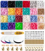 Perlen zum Auffädeln 200 Stück24-Gallone Perlen Set,Mini Glasperlen mit Buchstaben Perlen und Smiley Perlen Selber Machen Armbänder Charm Kit für DIY Armband Schmuckherstellung Kit
