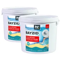 2x5 kg BAYZID® Chlortabs 20g schnell lösliche Reinigungstabs für sauberes Badewasser