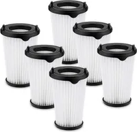 6 Stück CX7 & QX8 Filterset Kompatibel mit AEG Staubsaugern der Modelle AEG CX7-2 & QX8, HEPA-Ersatzfilter Passend für CX7-2-45an, CX7-2-i360, CX7-2-s360