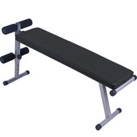 ScSPORTS® Hantelbank - Klappbar, Verstellbar, Flach/Negativ, mit Beinfixierung, bis 150 kg, Stahl - Sit Up Bank, Bauchtrainer, Trainingsbank, Flachbank, Fitnessbank für Zuhause, Ganzkörpertraining