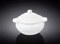 Naczynie żaroodporne Wilmax z pokrywką, 620 ml, porcelana, WL-997015/1C