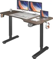 Dripex Höhenverstellbarer elektrischer Schreibtisch, Schreibtisch für Home Office, Ergonomischer Steh-Sitz-Tisch, 160x75cm