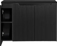 Waschtisch-Unterschrank 100cm, in schwarz, NEWPORT-56-BLACK