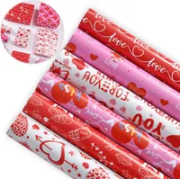 6 Stück Geschenkpapier Valentinstagsgeschenke, Partydekorationen Geburtstagsgeschenk Geschenkpapierrollen 50*70cm