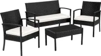 Rattan Sitzgruppe Sparta für 4 Personen