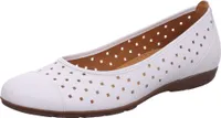 Gabor Klassische Ballerinas Ballerina Damen 393137383031 Weiß 42 1/2 EU