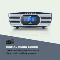 Radiowecker Digitalradio DAB MP3 CD-Player UKW Tuner Timer Stereoanlage schwarz