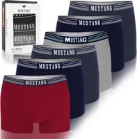 Mustang 6-Pack - Pánske Bavlnené Boxerky, Nohavice Pre Mužov