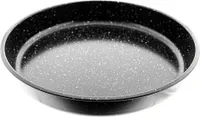 3er Set Backblech aus Granit in Schwarz 32/36/40 cm Backofenblech Tepsi